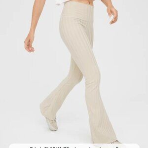 Aerie high rise groove leggings in soft Oat
